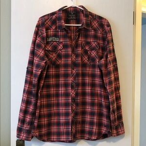 SCOTCH & SODA SNAP BUTTON LONG SLEEVED SHIRT